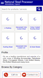Mobile Screenshot of nationalsteelprocessor.com